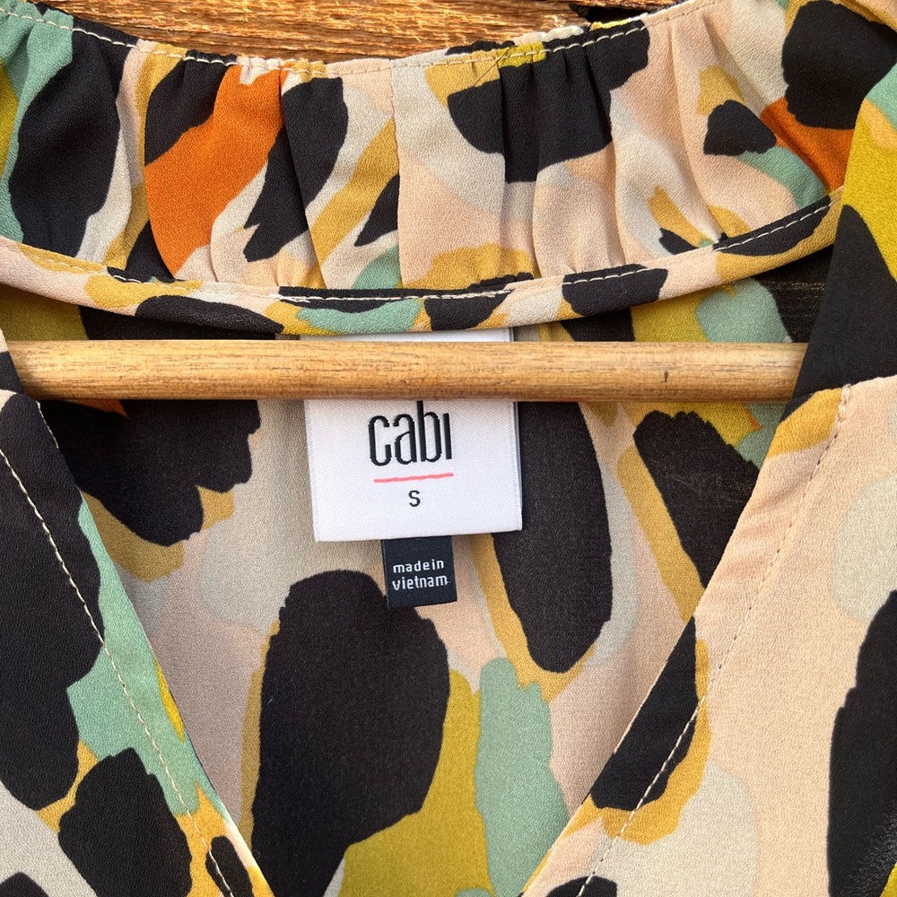 CABI | Multicolor Abstract Print Tank Top S - Picture 3 of 4